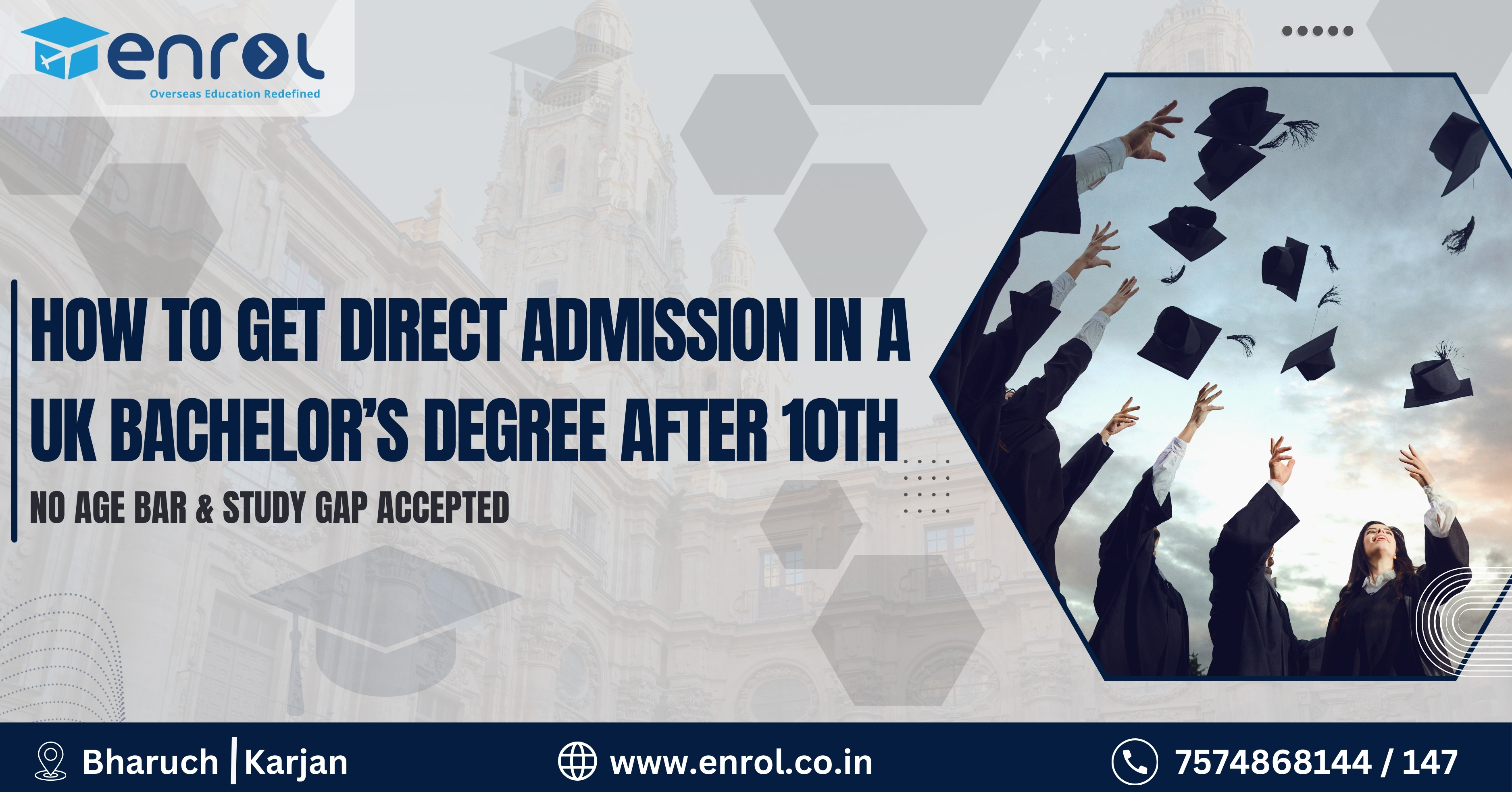 How to Get Direct Admission in a UK Bachelor’s Degree After 10th (No Age Bar & Study Gap Accepted)